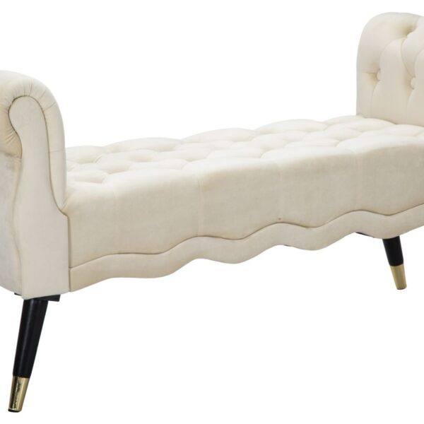 PANCHETTA PARIS CREMA/GOLD CM 120X40X60