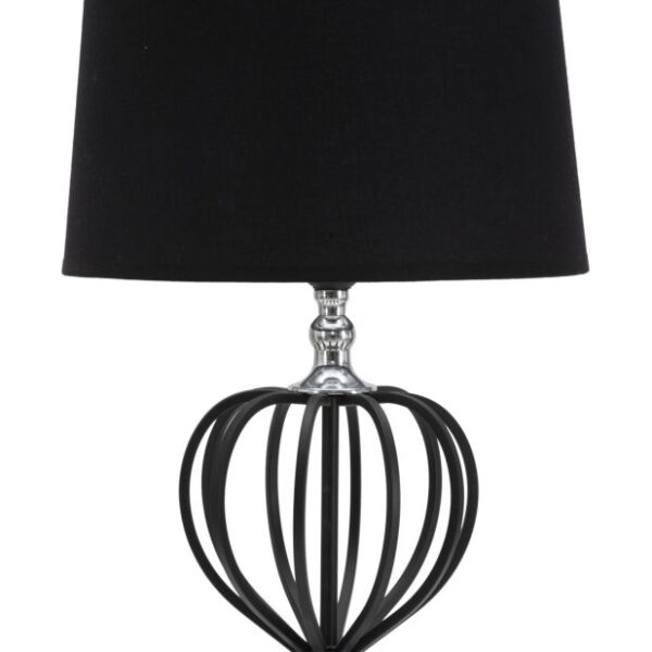 LAMPADA DA TAVOLO DARKY SILVER CM Ø28X44,5 MIN 2