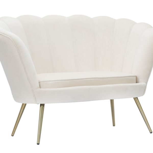 DIVANETTO VIENNA CREMA CM 130X74X84