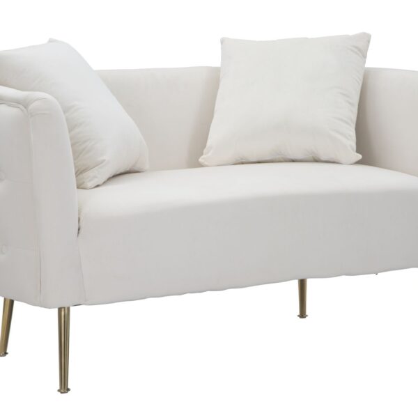 DIVANETTO BUCAREST CREMA CM 127X74X73