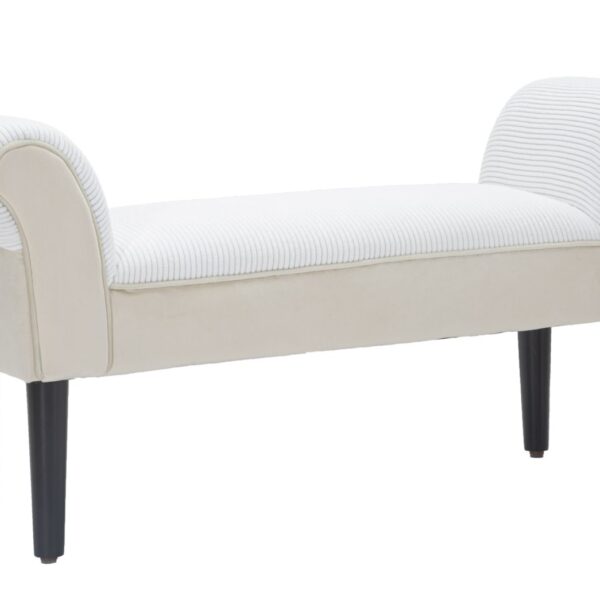PANCHETTA VELVET CREMA CM 102X31X51