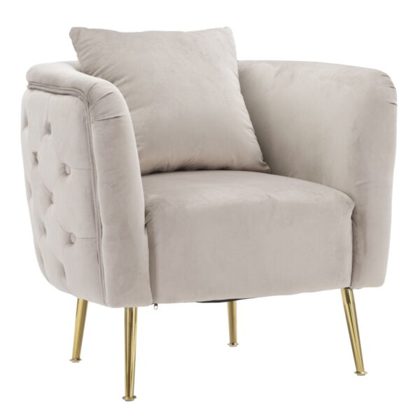 POLTRONA BUCAREST GRIGIA CM 76X74X73