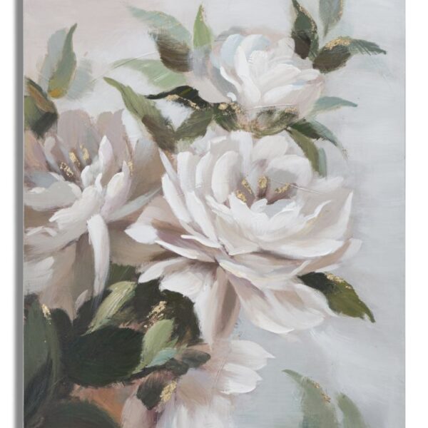 DIPINTO SU TELA FLOWER&LEAF CM 80X3,7X100