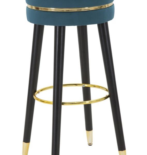 SGABELLO BAR PARIS OTTANIO/GOLD CM Ø 35X74