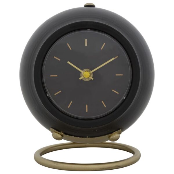 OROLOGIO DA TAVOLO BALL NERO CM 16X13X19 MIN 2