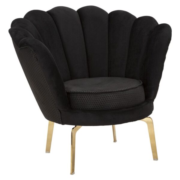 POLTRONA VIENNA PLUS NERA CM 83X76X78