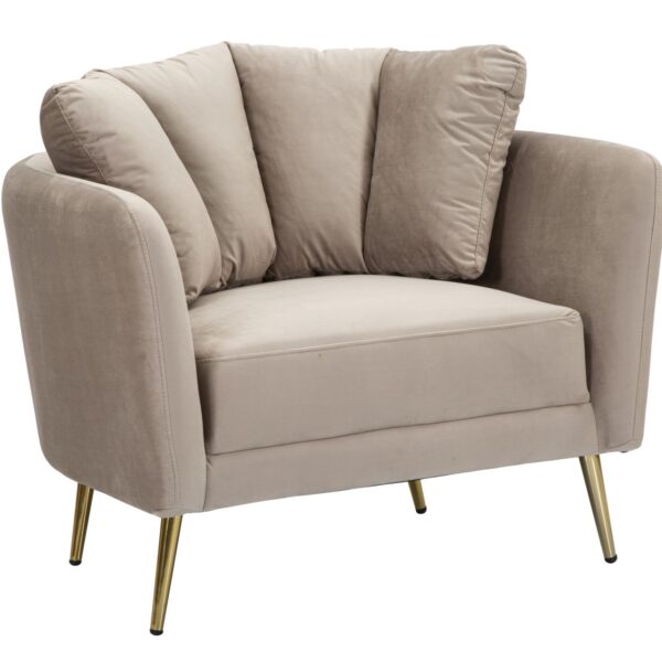 POLTRONA KIEV GRIGIA CM 88X77X74