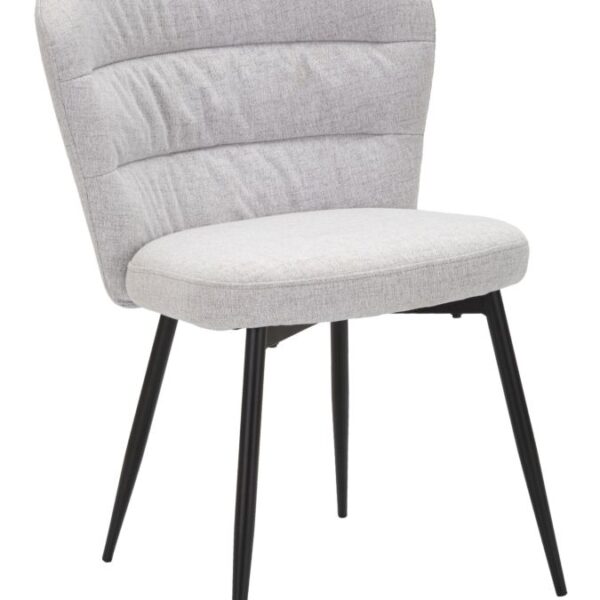 SEDIA LOSANNA GRIGIA SET 2 PZ CM 58X60,5X85