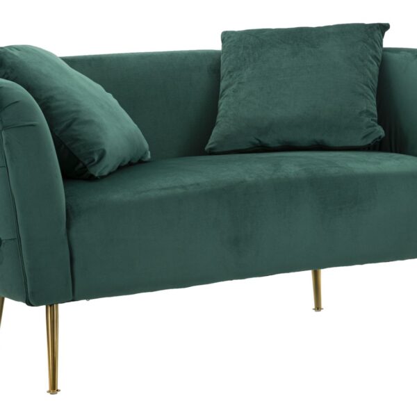 DIVANETTO BUCAREST VERDE CM 127X74X73