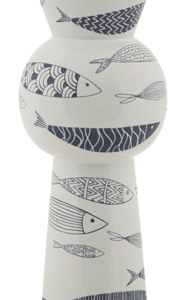 VASO CERAMICA FISH TALL CM Ø 14X38,5