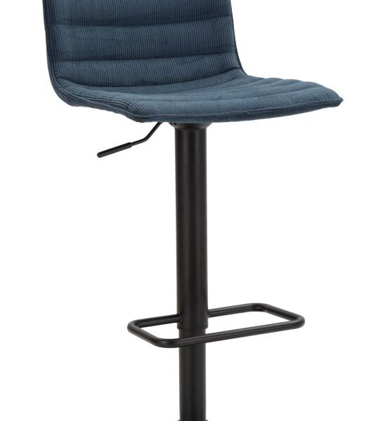SGABELLO BAR HIGH NAVY CM 43X49,5X85,5-107(SEDUTA CM 61-82,5) SET 2 PZ