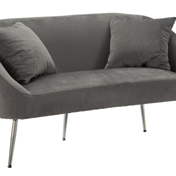DIVANETTO SILVERY C/CUSCINI CM 137X69X79