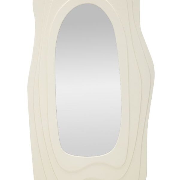 SPECCHIO DA MURO DAFNE BIANCO CM 90X4X165 (MISURA SPECCHIO CM 46X107)